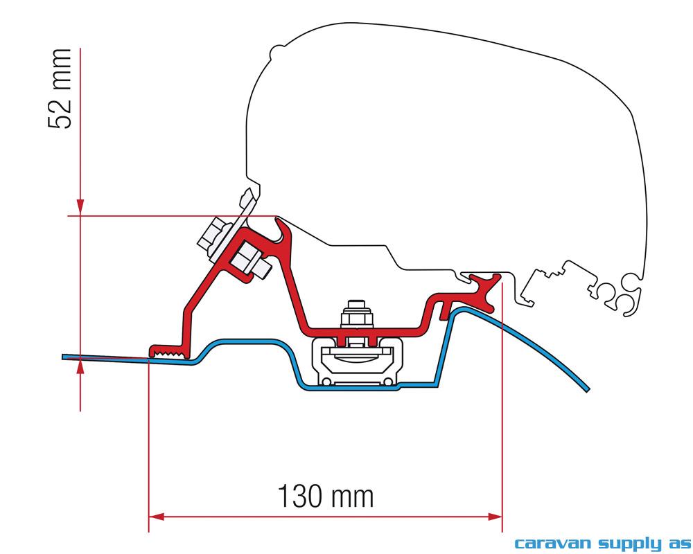 Feste F65/F80 Sprinter > 2006 roofrail 98655-772