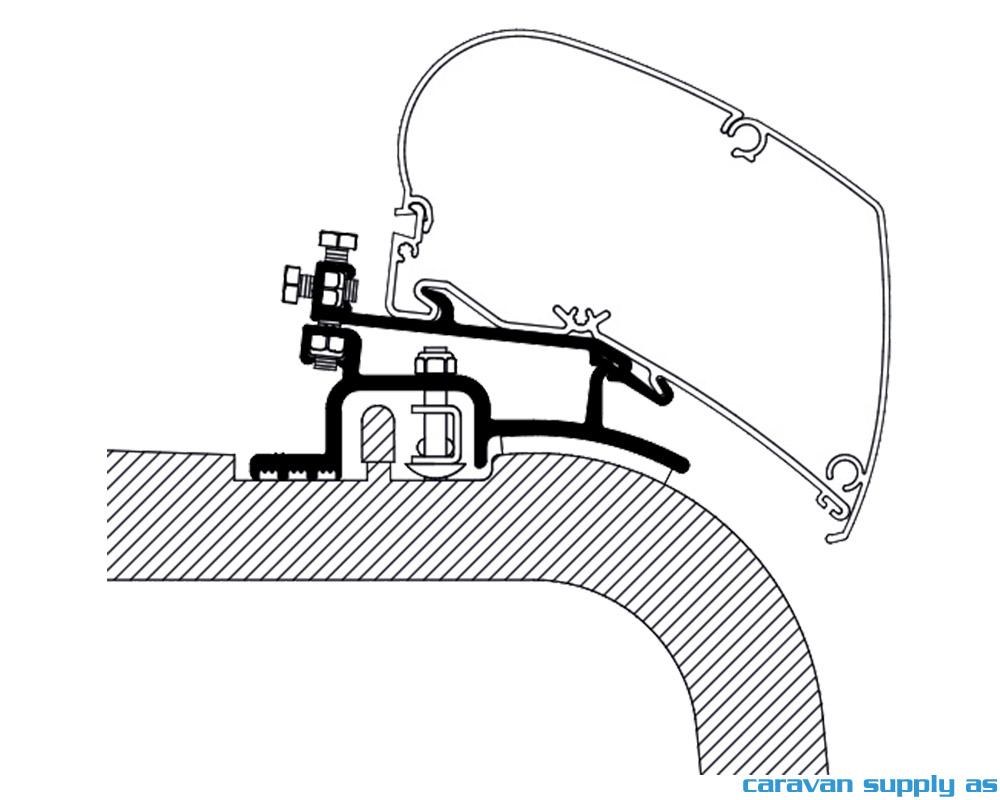 Feste Omnistor 6/9-serie Ducato 94-06 2stk 308058