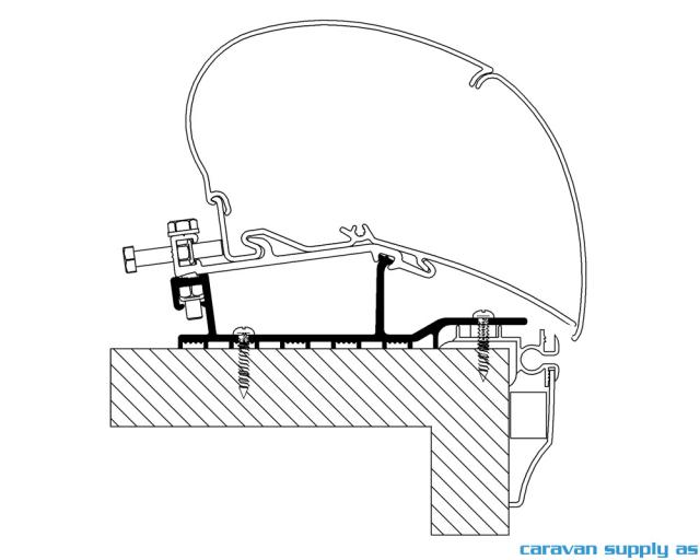 Feste Omnistor 6/9-serie Hobby Caravan-09 4stk 308