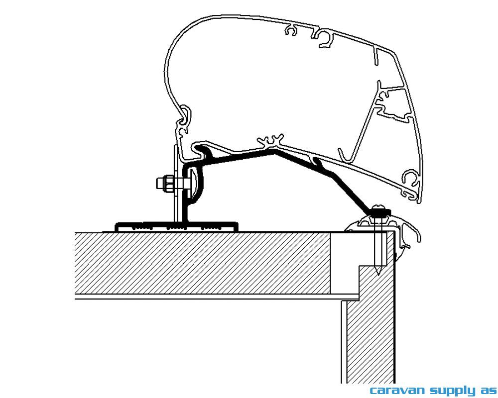 Feste Omnistor 6/9-serie Caravan Roof