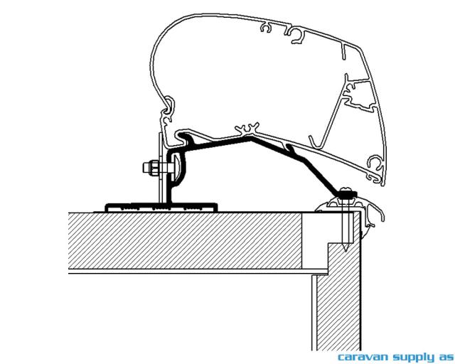 Feste Omnistor 6/9-serie Caravan Roof