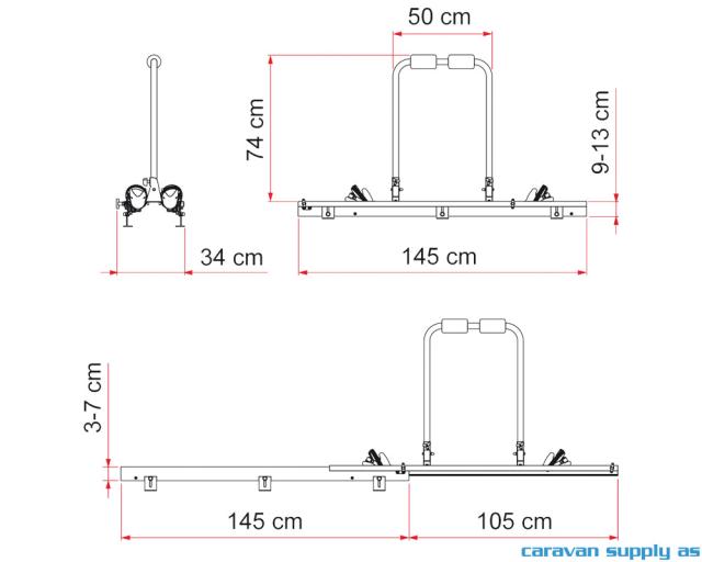 Sykkelstativ Carry Bike Garage Slide Pro Bike