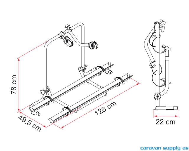 Sykkelstativ Carry Bike Garage Plus