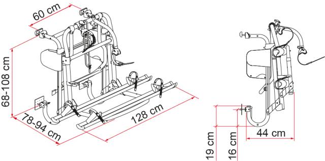 Sykkelstativ Carry-Bike Motor LIFT 77
