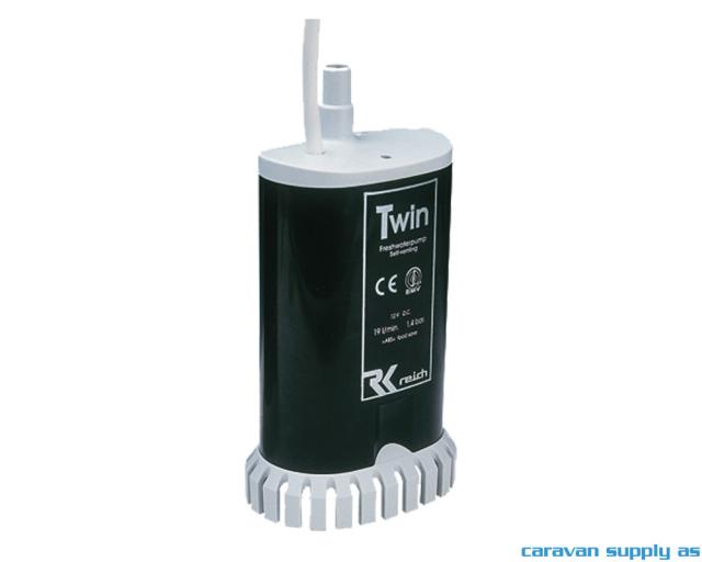 Synkepumpe Reich Twin 19l u/tilbakeslagsventil