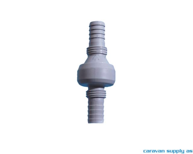 Tilbakeslagsventil slange/slange Ø10mm grå