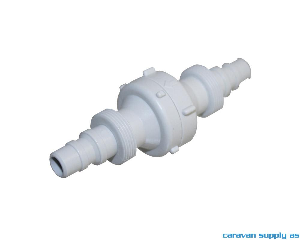 Tilbakeslagsventil UniQuick m/gjenger 10/12mm