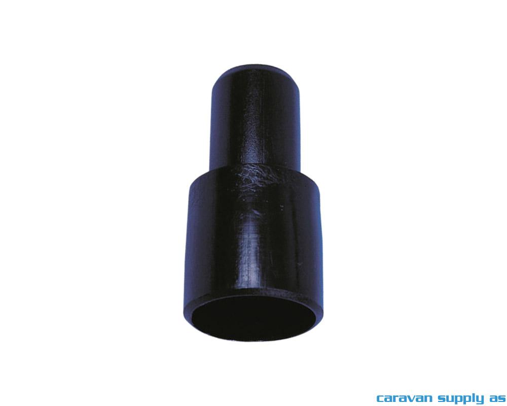 Avløp overgang rør 28mm til 19mm svart