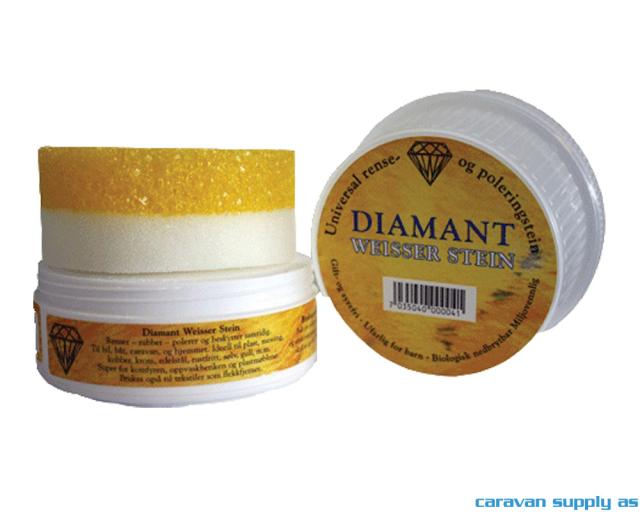 Rense- og poleringsstein Diamant Weisserstein 400g
