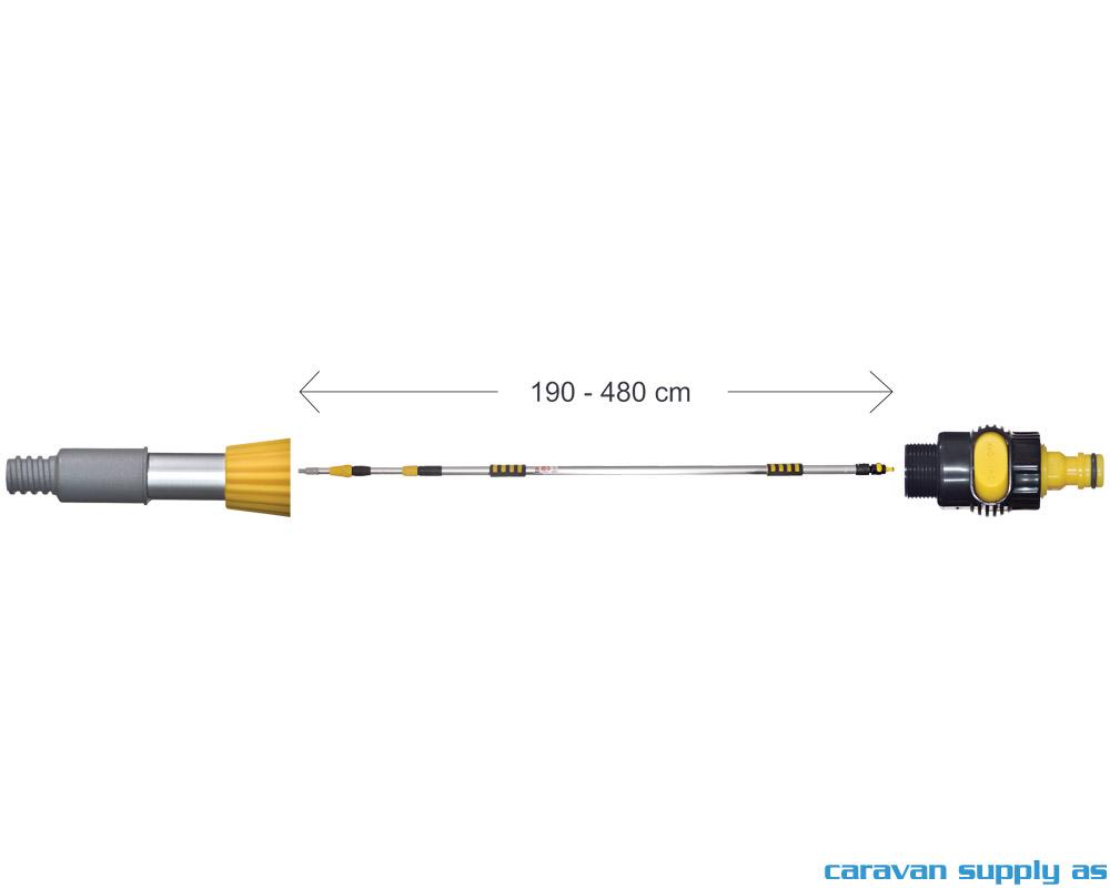 Teleskopskaft til vaskekost trippel 190-480cm
