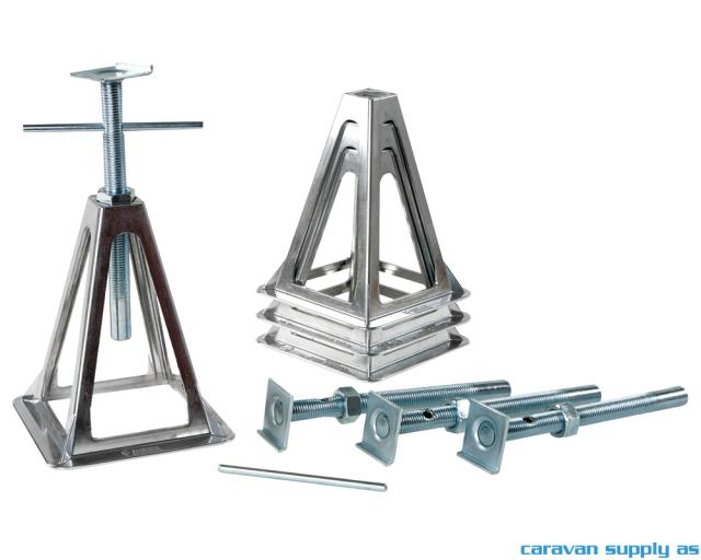Støttebukk Fiamma Alu Jacks H:28-43cm 1000kg 4stk