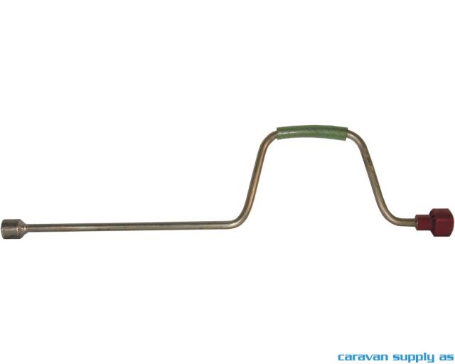 Støttebensveiv AL-KO 19mm m/kulegrep L:90cm rød