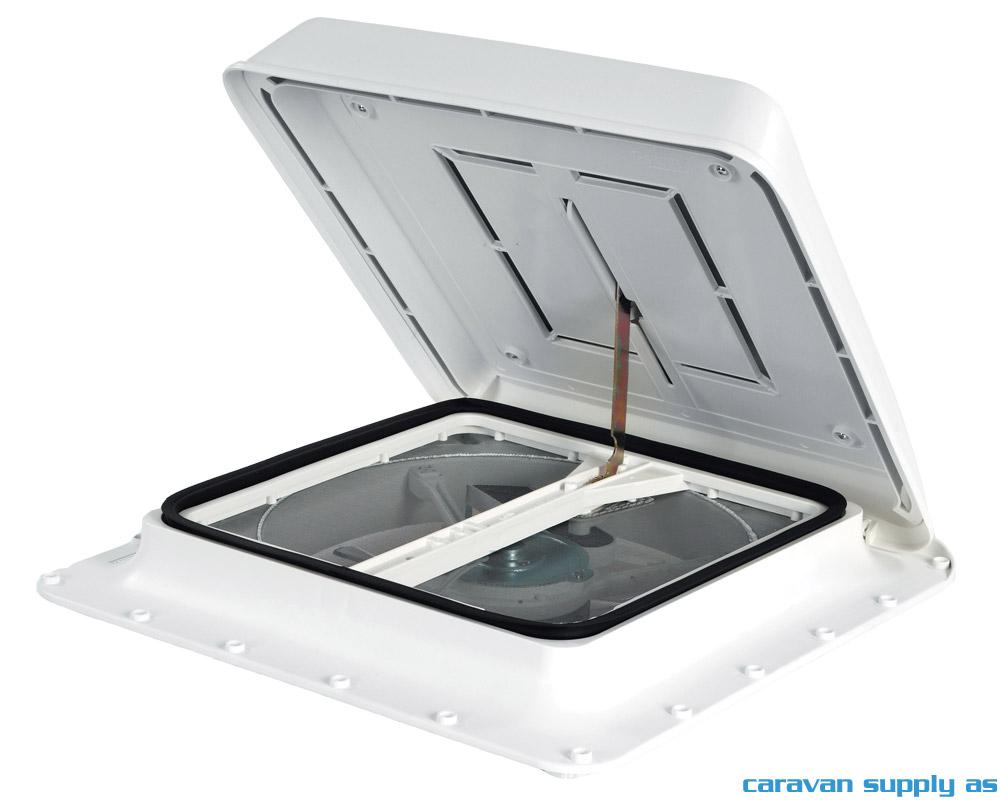 Takluke 40x40cm Fiamma Turbo-Vent Premium hvit