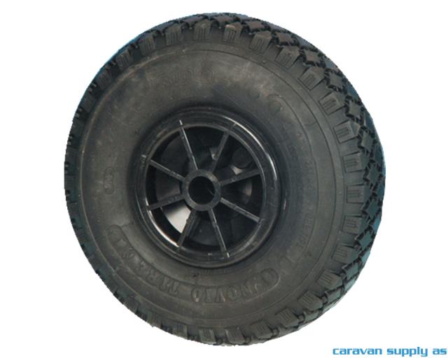 Reservehjul til nesehjul luft 260x85mm metallfelg 