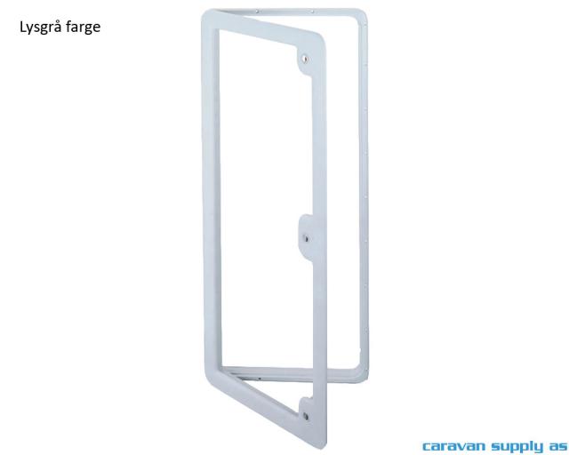 Serviceluke Thetford modell 6 1038x465mm lysgrå