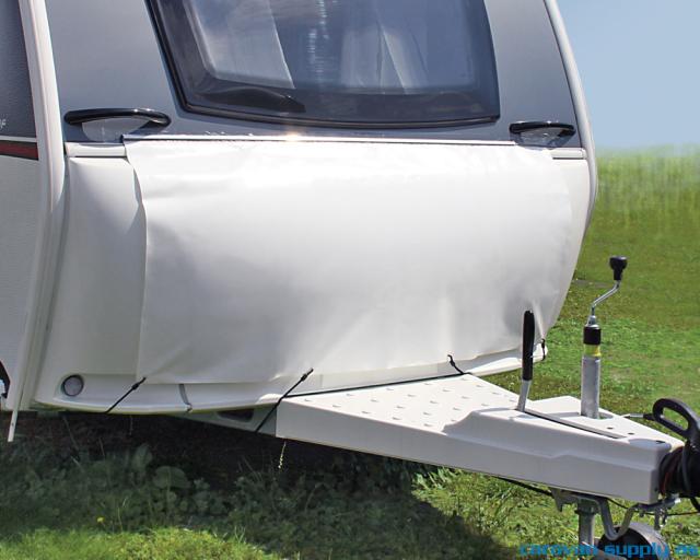 Trekk til gasskasse Hindermann B200xH90cm hvit 899