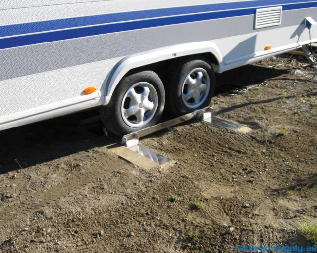 Caravan slider til enkle og boggi hjul