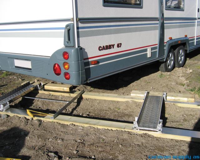 Caravan slider til enkle og boggi hjul