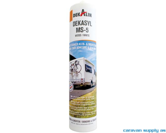 Lim- og tetningsmasse Dekalin Dekasyl MS5 290ml hv