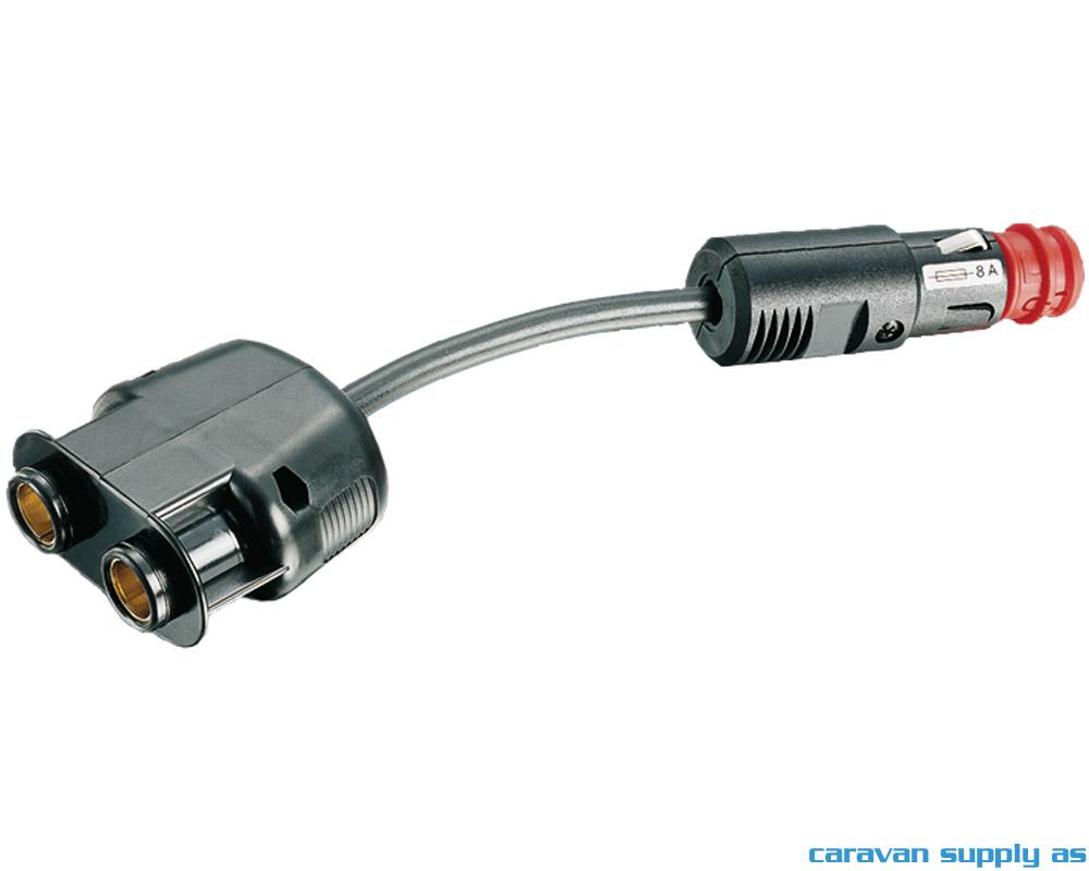 12V adapter uni plugg --> 2 x norm plugg