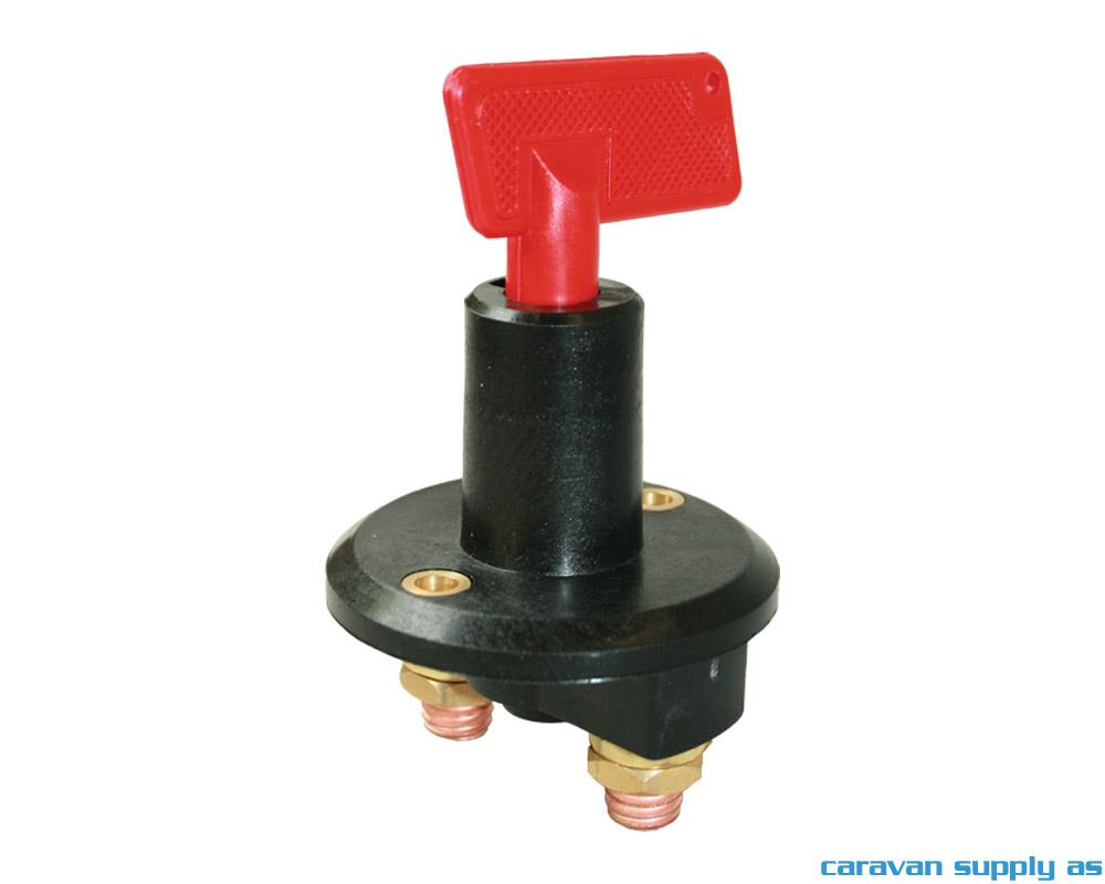 Hovedstrømbryter 200A 12/24V m/nøkkel