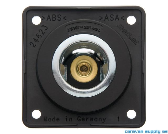 Uttak 12V Berker u/ramme 55x55mm antrasitt matt
