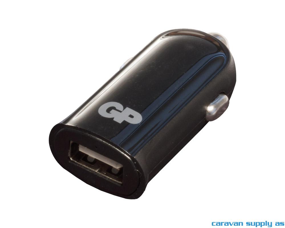 12V plugg GP USB Car Charger m/1 USB 2,4A
