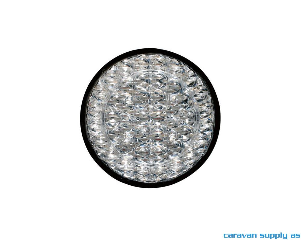 Blinklys Jokon LED Ø95mm 12V 3W m/kabel 50cm klar
