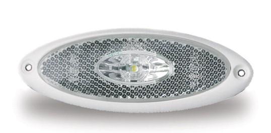 Markeringslys Jokon oval LED kabel 20cm 124x45mm h