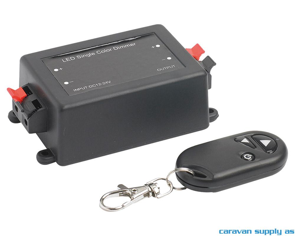 Dimmer m/fjernkontroll 12V