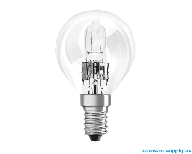 Lyspære E14 15W 12V rørform klar 26x56mm