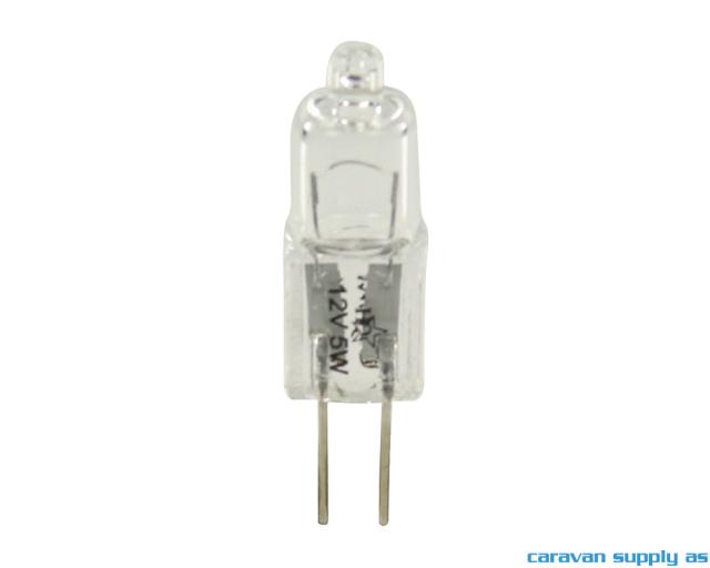 Lyspære G4 7W 12V halogen klar 2stk eske UTGÅR