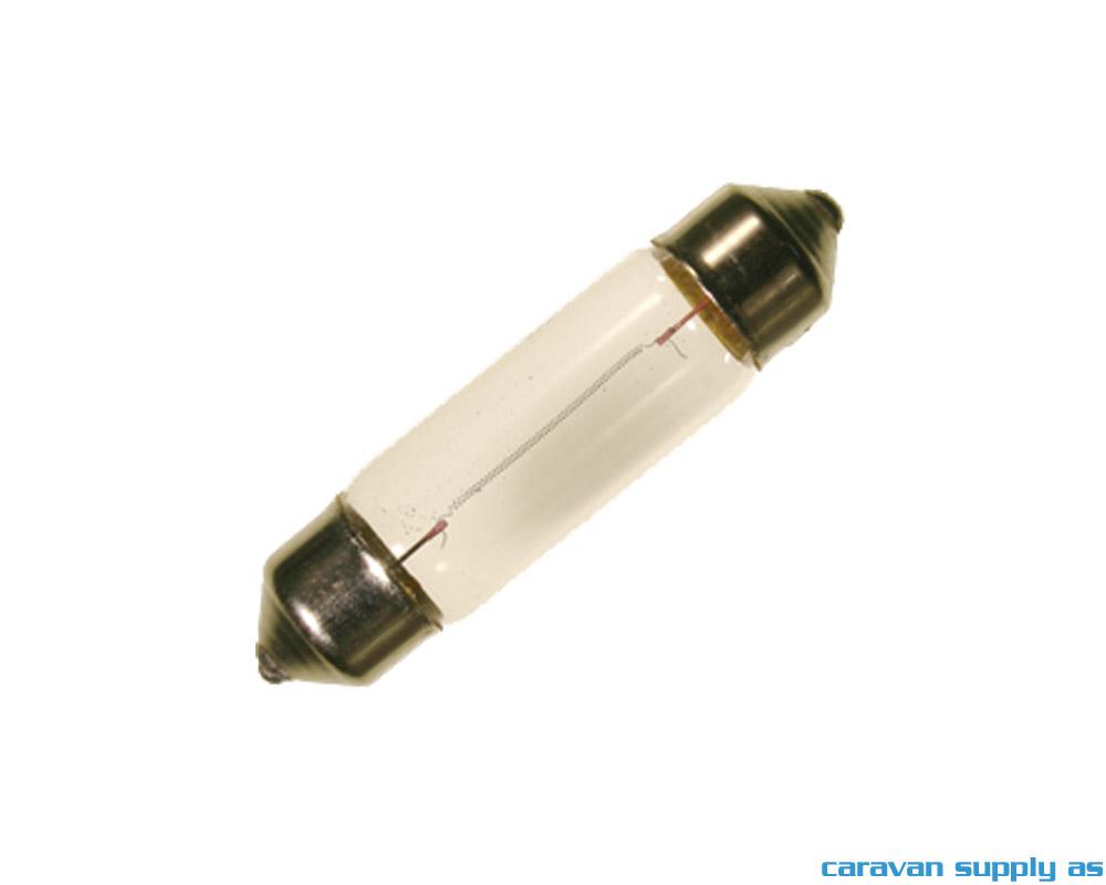Lyspære Sofitt 44mm S8,5 18W 12V klar