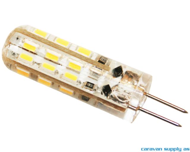 Lyspære G4 LED 105 lumen 1,3W (10W) 12V 10x36mm 43