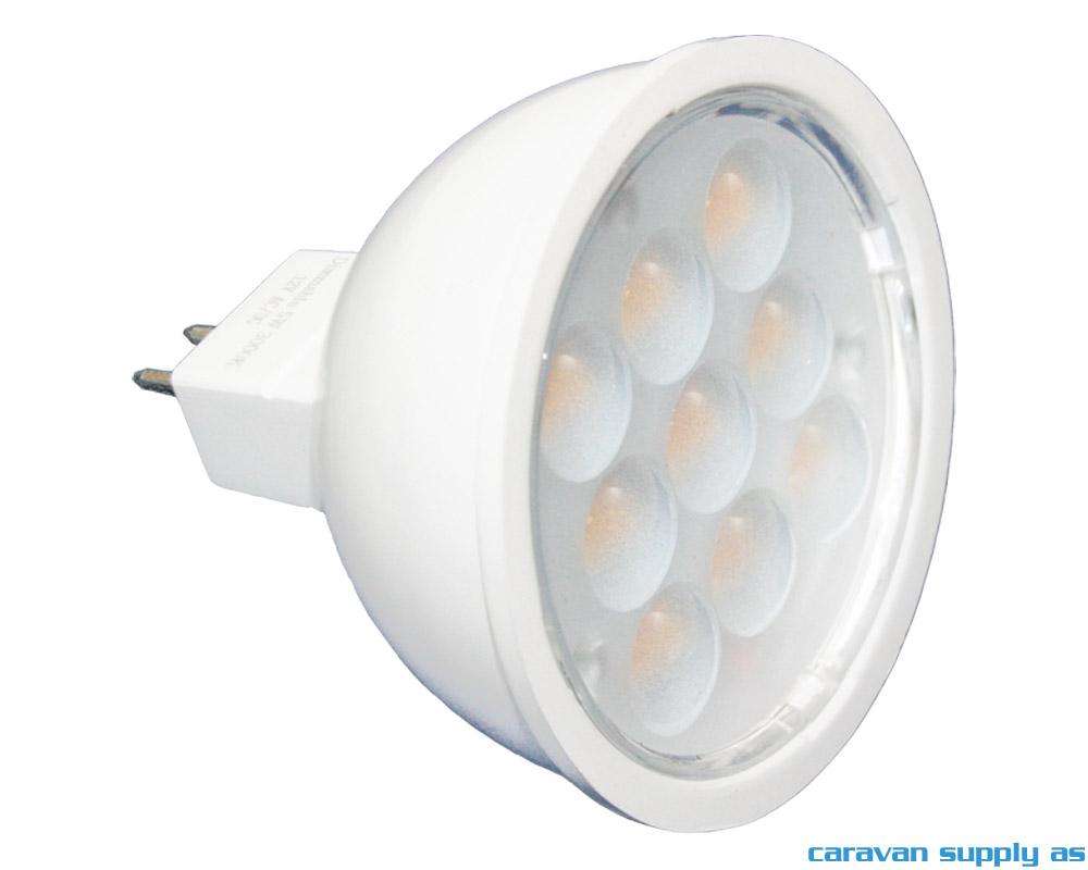 Lyspære MR16 LED 350 lumen 4,8W (20W) 12V 50x40mm