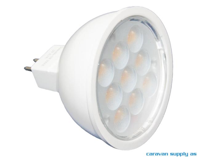 Lyspære MR16 LED 350 lumen 4,8W (20W) 12V 50x40mm