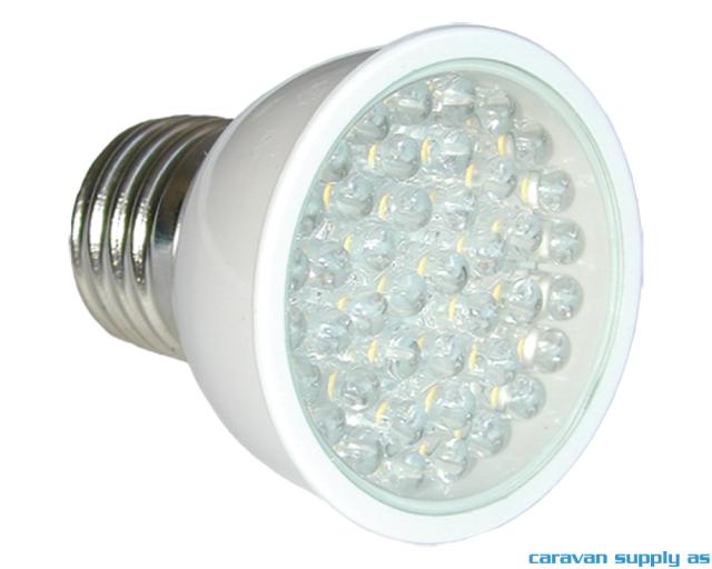 Lyspære E27 LED 220 lumen 3,3W (20W) 230V 50x57mm