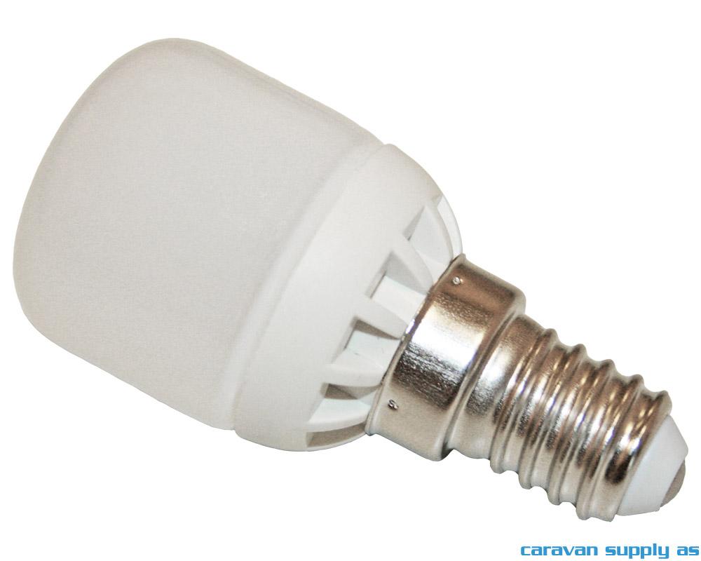 Lyspære E14 LED 200 lumen 1W (15W) 230V 30x62mm