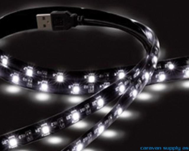 Lysstripe LED USB til 80
