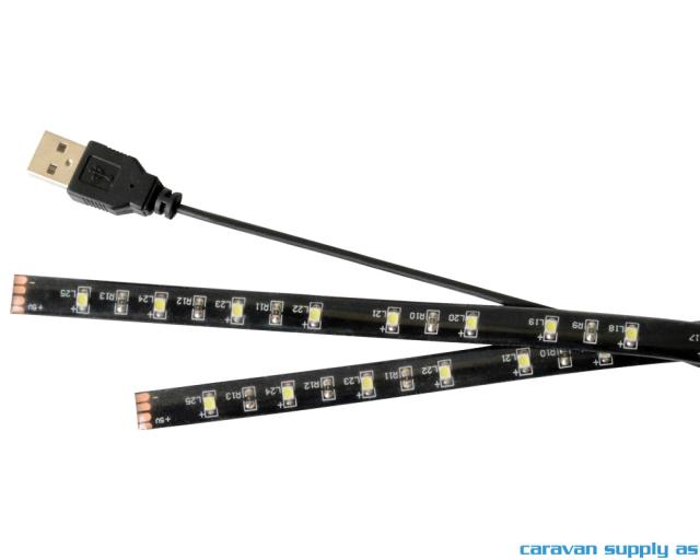 Lysstripe LED USB til 80