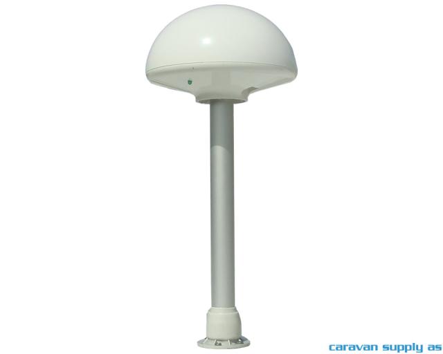 Antenne Tertek Caravan m/120cm mast hvit