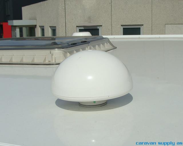 Antenne Tertek Caravan m/120cm mast hvit