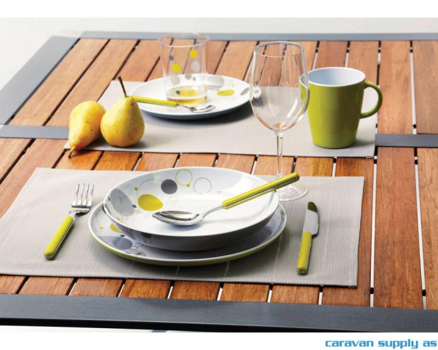 Bordbrikke Brunner Delicia 30x45cm grå