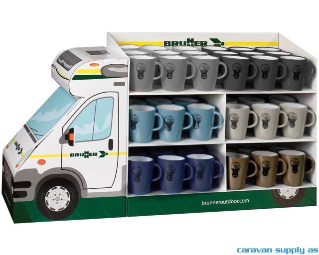 Sjokkselger Brunner Display Camper Winter