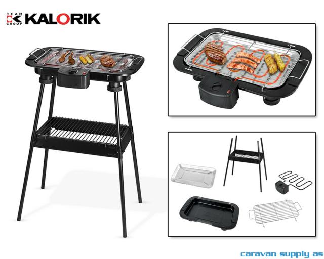 Elektrisk grill 2-i-1 grill/bordgrill 2000W